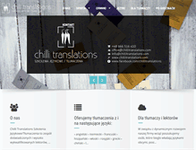 Tablet Screenshot of chillitranslations.com